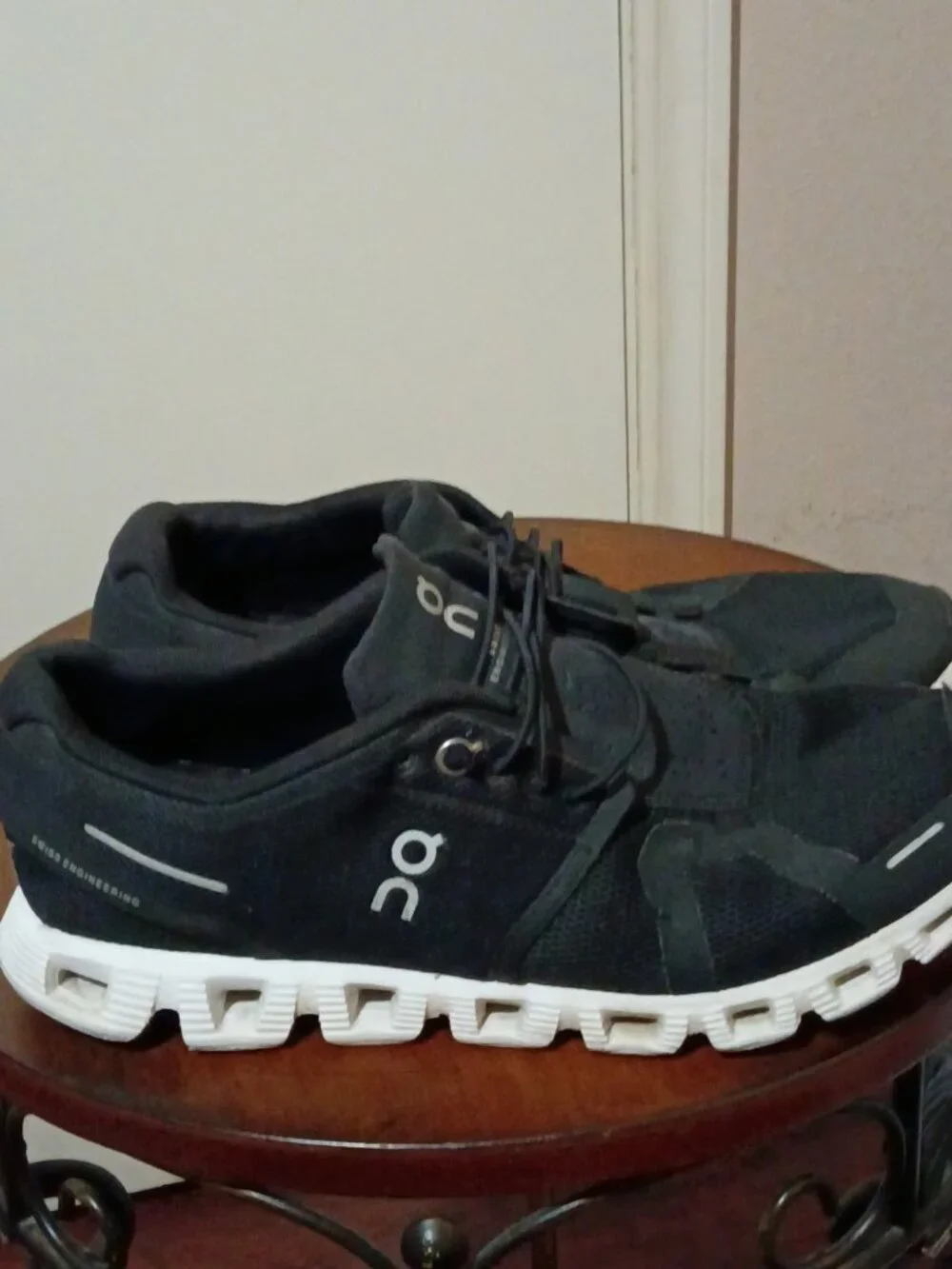 On Cloud 5 Shoes Mens Size 8 Black Running Athletic Sneakers 59.98919